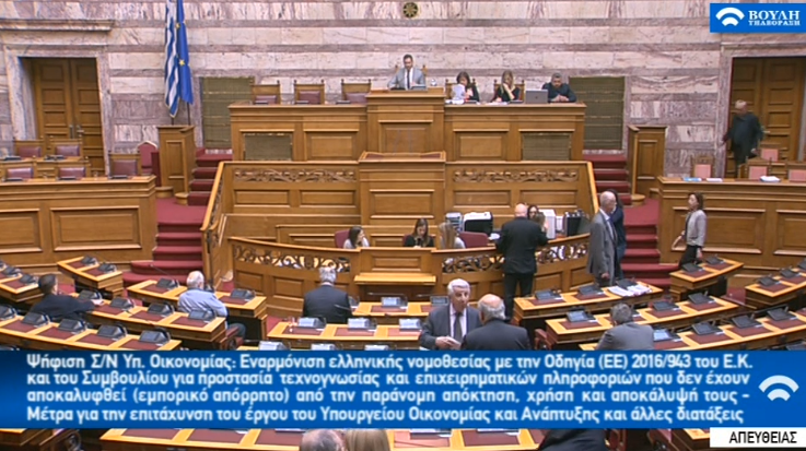 ΒΟΥΛΗ LIVE Ονομαστική ψηφοφορία για τη ρύθμιση προστασίας της πρώτης κατοικίας