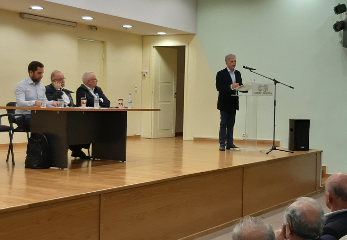 Υπέρ της συγκρότησης προοδευτικού μετώπου Παπαδημούλης, Δανέλλης, Ραγκούσης