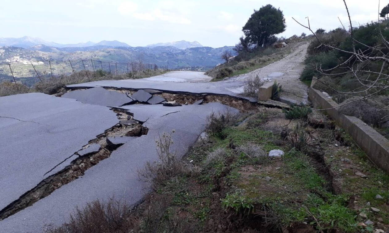 Πέντε εκατ. ευρώ για την αποκατάσταση των ζημιών στο οδικό δίκτυο του Ρεθύμνου