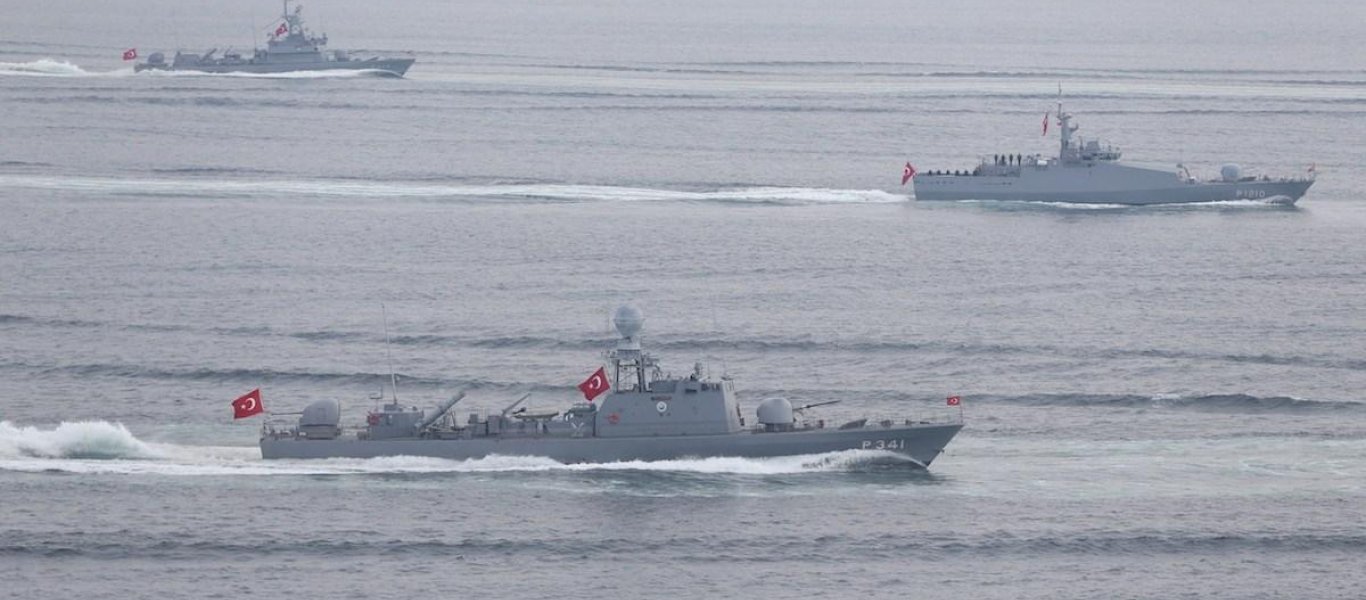 Νέα πρόκληση: Η Άγκυρα δεσμεύει περιοχή στο Αιγαίο για άσκηση με πραγματικά πυρά