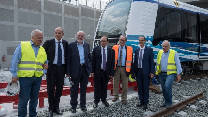 Θεσσαλονίκη: Ο πρώτος συρμός του μετρό στις ράγες