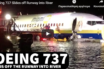 Νέο θρίλερ με Boeing 737-800 – Ξέφυγε από το διάδρομο προσγείωσης και κατέληξε στο ποτάμι (vid)