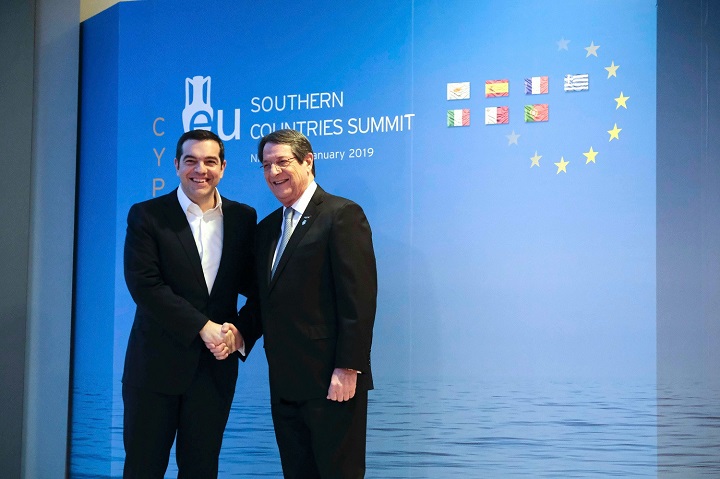 Τσίπρας – Αναστασιάδης θέτουν το ζήτημα των τουρκικών προκλήσεων στη Σύνοδο του Νότου