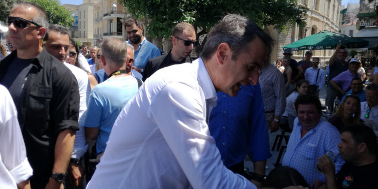 Περιοδεία Μητσοτάκη: Θέλω να εκλέξουμε 10 βουλευτές στην Κρήτη