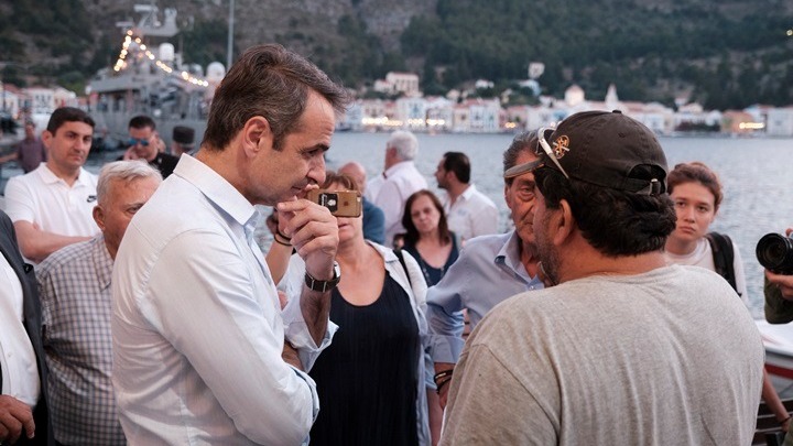 Μητσοτάκης από το Καστελόριζο: Η παρουσία μου δηλώνει την ενότητα του Έθνους