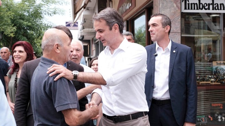 Κ. Μητσοτάκης από τη Πετρούπολη: Μία ανανεωμένη ΝΔ διεκδικεί την ψήφο όλων των Ελλήνων