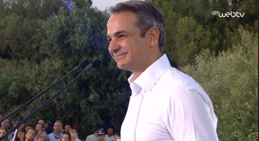 H oμιλία του Κ. Μητσοτάκη στο Θησείο