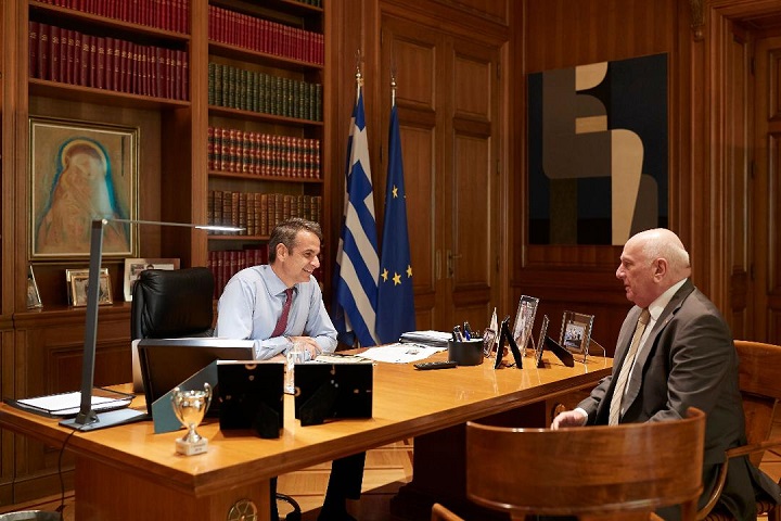 Μαξίμου: Συνάντηση Μητσοτάκη – Ζερεφού ενόψει της Διάσκεψης για το Κλίμα