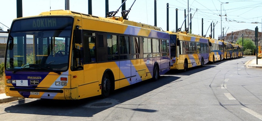 Στάση εργασίας στα τρόλεϊ