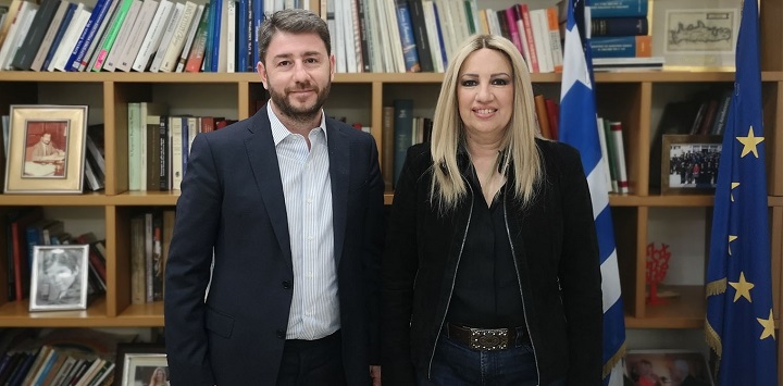 Έκτακτη συνάντηση Γεννηματά – Ανδρουλάκη