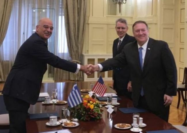 Δένδιας- Πομπέο υπέγραψαν το νέο πρωτόκολλο αμυντικής συνεργασίας