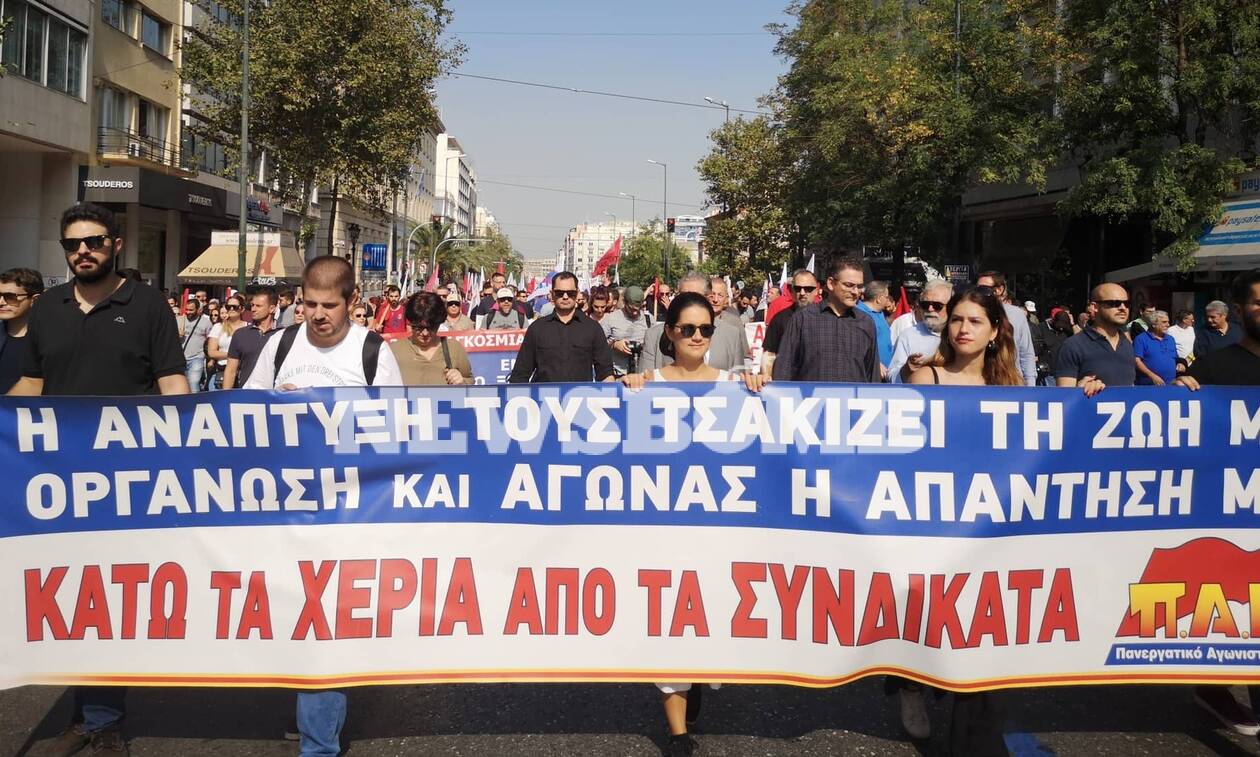 Μαζική η συμμετοχή στην απεργία κατά των αντεργατικών διατάξεων στον αναπτυξιακό
