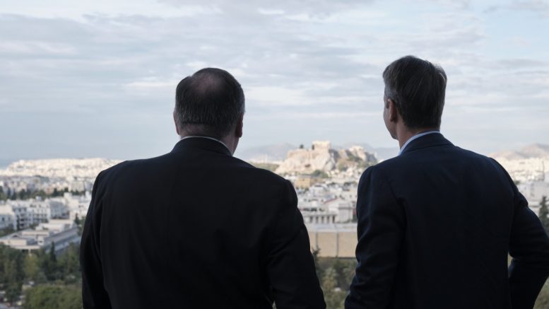 Μητσοτάκης- Πομπέο: Πρωϊνό με θέμα την Ακρόπολη