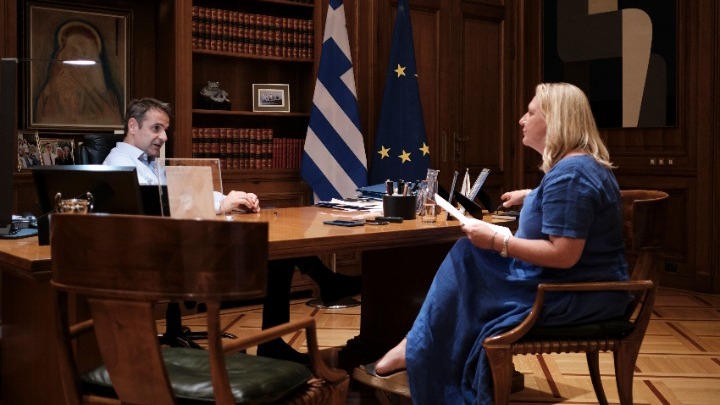Κυρ. Μητσοτακης στο AFP: Να υπάρξουν συνέπειες στις χώρες που δεν δείχνουν αλληλεγγύη στο μεταναστευτικό
