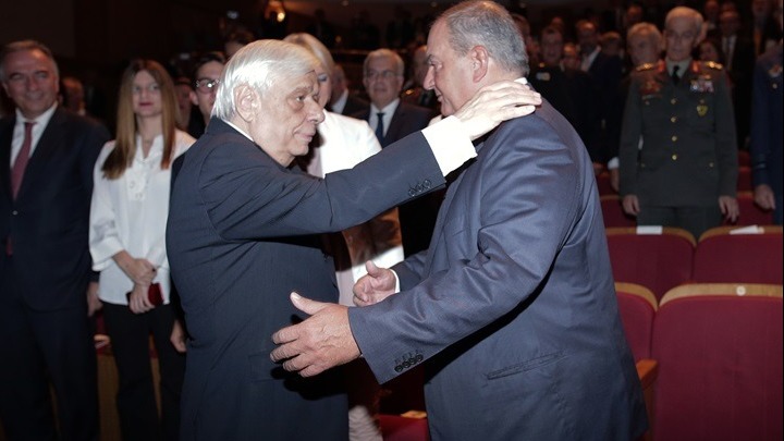 Σαφές μήνυμα Καραμανλή υπέρ επανεκλογής Παυλόπουλου από τη Θεσσαλονίκη (εικόνες)