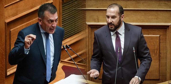 Καβγάς Βρούτση-Τζανακόπουλου στη Βουλή: “Φυλλάδα η Αυγή” – “Είσαι λίγος”