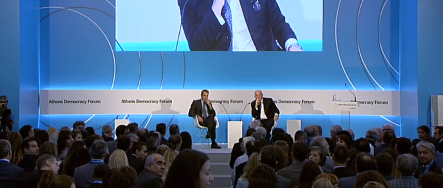 “Περίεργη” ερώτηση πρόσφυγα κατά τη συνέντευξη του Κυρ. Μητσοτάκη στο Athens Democracy Forum (vid)
