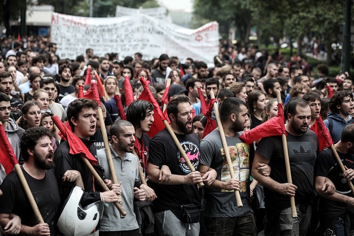 Φοιτητικό συλλαλητήριο στο κέντρο για την αστυνομική βία στην ΑΣΟΕΕ