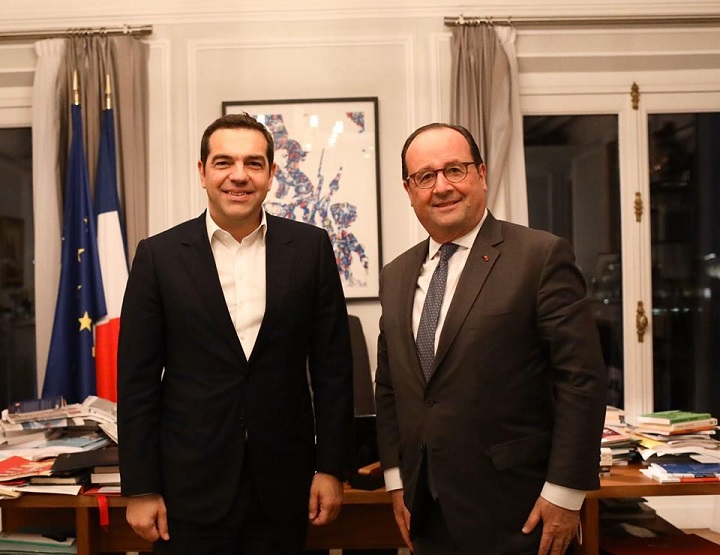 Συνάντηση Τσίπρα – Ολάντ στο Παρίσι