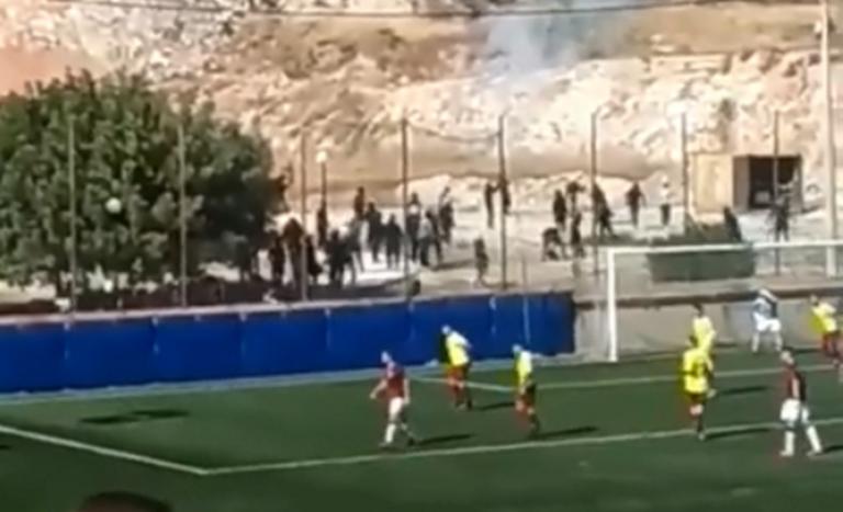 Επεισόδια στον αγώνα Ιωνικού- Προοδευτικής (vid)