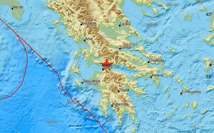 Σεισμός 4 Ρίχτερ στην Ναύπακτο σε μικρό εστιακό βάθος
