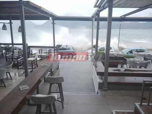 Η θάλασσα βγήκε στη στεριά στο Ρίο (vid)