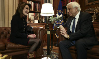 Συνάντηση Προκόπη Παυλόπουλου με Γιάννα Αγγελοπούλου