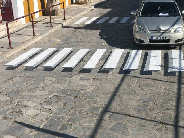 Η Τήνος πρωτοτυπεί: Οι πρώτες 3D διαβάσεις πεζών- Πείραμα ασφαλείας και οδηγικής συμπεριφοράς