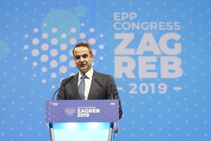 Μήνυμα Μητσοτάκη για το προσφυγικό στο συνέδριο του ΕΛΚ: Φθάνουμε πια στα όρια μας…. (vid)
