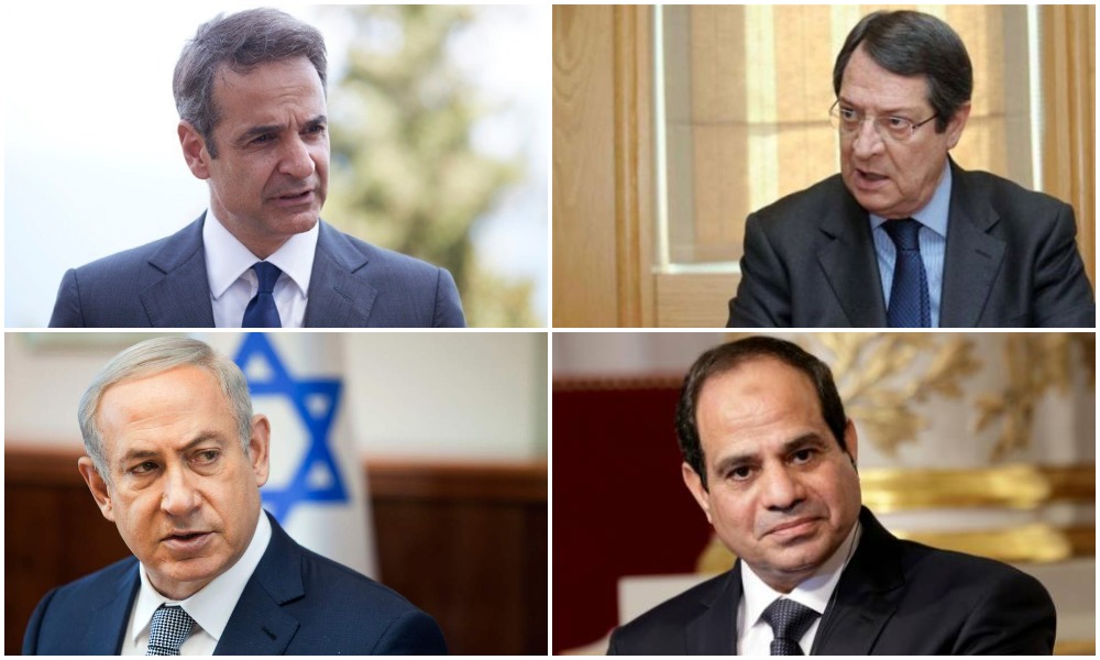 EastMed: Μέτωπο Ελλάδας-Κύπρου-Αιγύπτου και Ισραήλ απέναντι στη συμφωνία Τουρκίας-Λιβύης