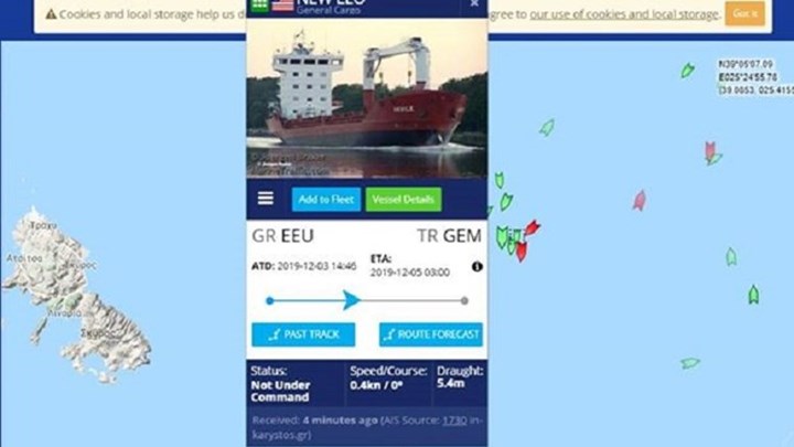 Συναγερμός στο λιμενικό: Ακυβέρνητο πλοίο κινδυνεύει να βυθιστεί