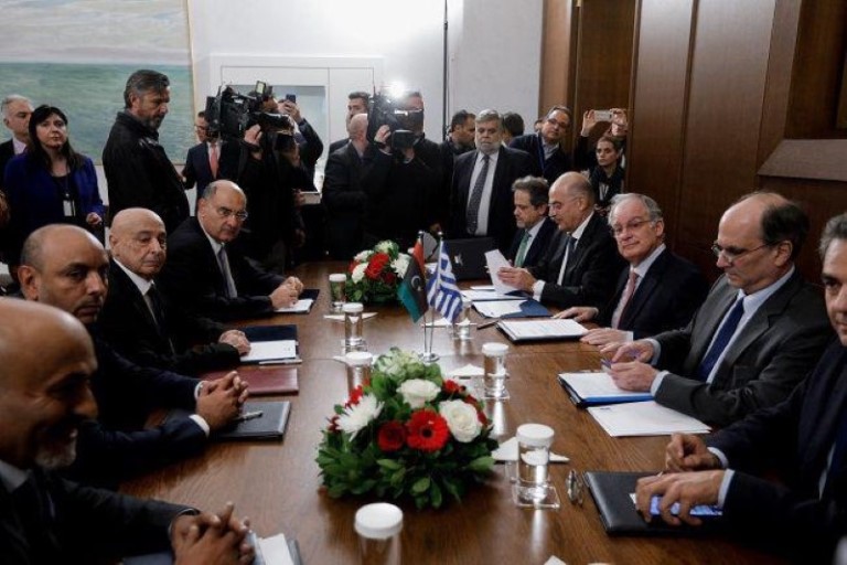 Συναντήθηκαν Τασούλας και Πρόεδρος της Βουλής της Λιβύης