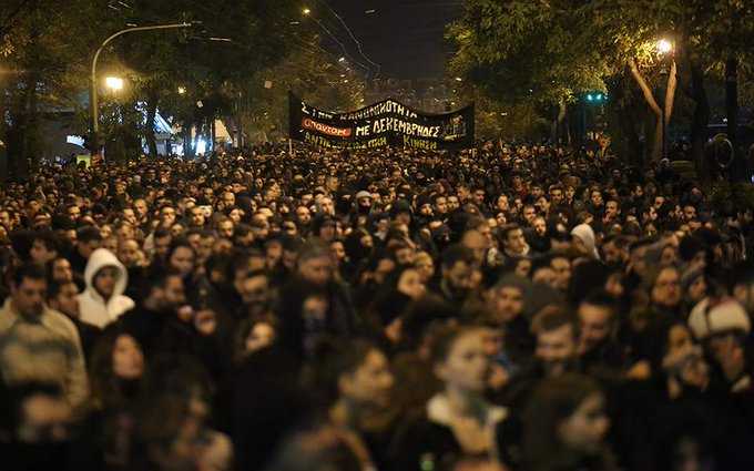 Θεσσαλονίκη: Ολοκληρώθηκαν και οι δύο πορείες