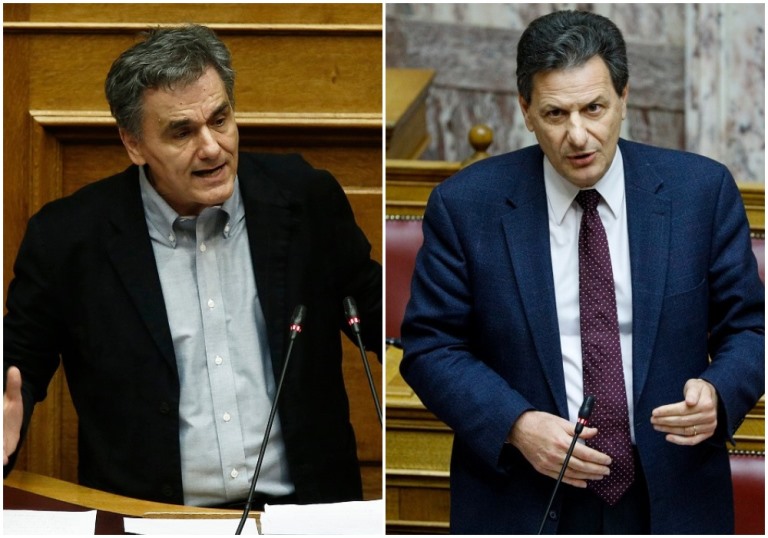 Βουλή: Ανέβηκαν οι τόνοι μεταξύ Τσακαλώτου – Σκυλακάκη