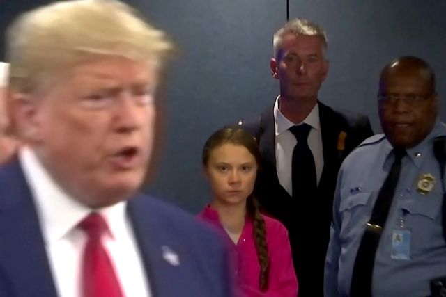 Νέα αντιπαράθεση Γκρέτα Τούνμπεργκ με τον Ντόναλντ Τραμπ: “Το σπίτι μας καίγεται και αδράνεια αναζωπυρώνει τις φλόγες”