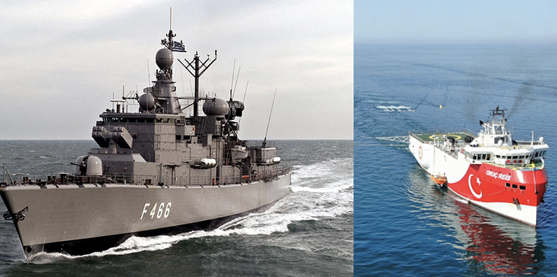 Επιβεβαίωση ΓΕΕΘΑ για Oruc Reis: Βρίσκεται εντός ελληνικής υφαλοκρηπίδας – Επικρατούν δυσμενείς συνθήκες