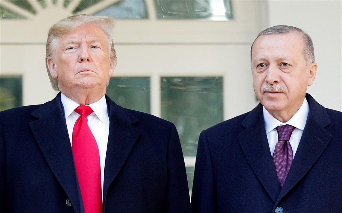 Τηλεφωνική επικοινωνία Τραμπ με Ερντογάν – “Λύστε τις διαφορές σας”…