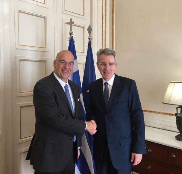 “Εξαιρετική” συνάντηση Δένδια – Πάιατ