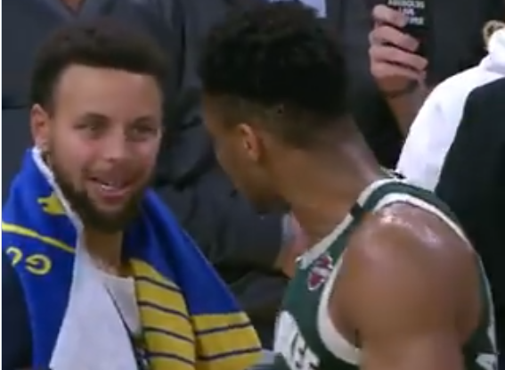 Ο Κάρι κάτι λέει στον Αντετοκούνμπο και φουντώνουν πάλι οι φήμες για&hellip;