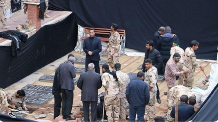 Η ταφή του Σουλεϊμανί στην Κερμάν (vid)