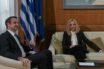 Ολοκληρώθηκε η συνάντηση Μητσοτάκη – Γεννηματά