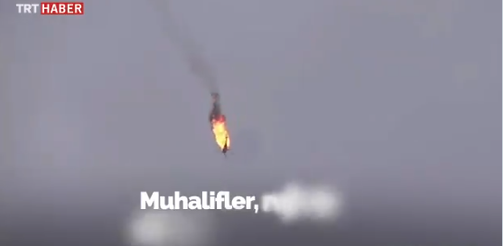 Συρία: Φλεγόμενο ελικόπτερο συντρίβεται στο Ιντλίμπ (vid)