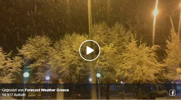 Στα λευκά ξύπνησε η Φλώρινα – Κλειστά τα σχολεία (vid)