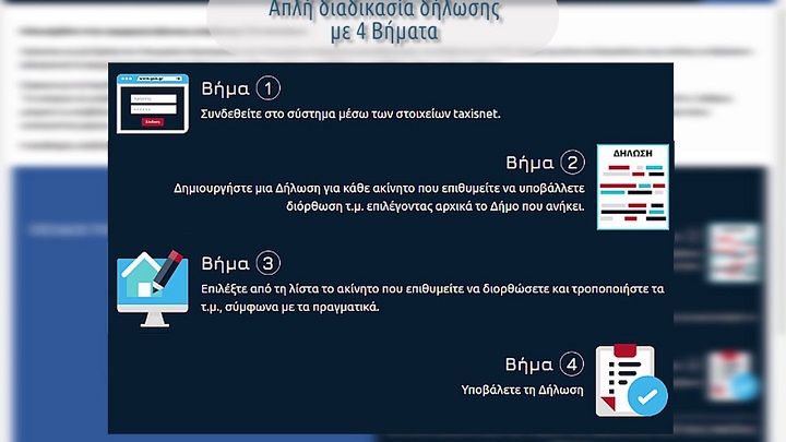 Οδηγίες της ΠΟΜΙΔΑ για τις δηλώσεις με τα ελλιπή τετραγωνικά στους Δήμους