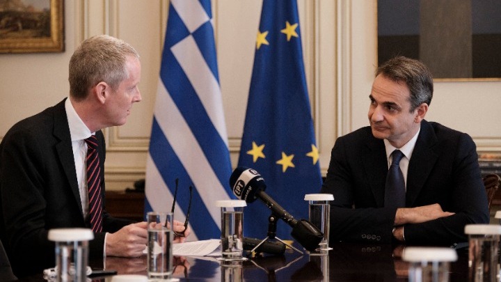 Μητσοτάκης με Μακ Ντάουελ: Άμεση στήριξη 200 εκατ. για το μεταναστευτικό- Σύσταση Ταμείου Εγγυοδοσίας Δανείων για μικρομεσαίες επιχειρήσεις