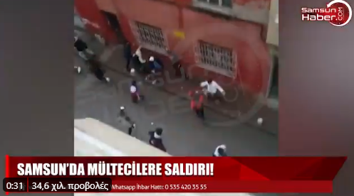 Βίντεο με Τούρκους παρακρατικούς που ξυλοκοπούν Σύρους πρόσφυγες για να τους διώξουν προς…