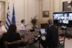 Τηλεδιάσκεψη Μητσοτάκη με εκπροσώπους βιομηχανιών παραγωγής μασκών