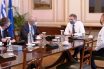 Συνάντηση του Κυριάκου Μητσοτάκη με στελέχη της Fraport