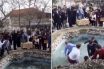 Σκύδρα Πέλλας: Αγιασμός υδάτων σε συντριβάνι – Παιδιά βούτηξαν για τον σταυρό (video)