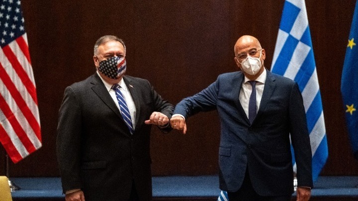 Ν. Δένδιας: “Ευχαριστώ τον Πομπέο για την εξαιρετική συνεργασία μας”